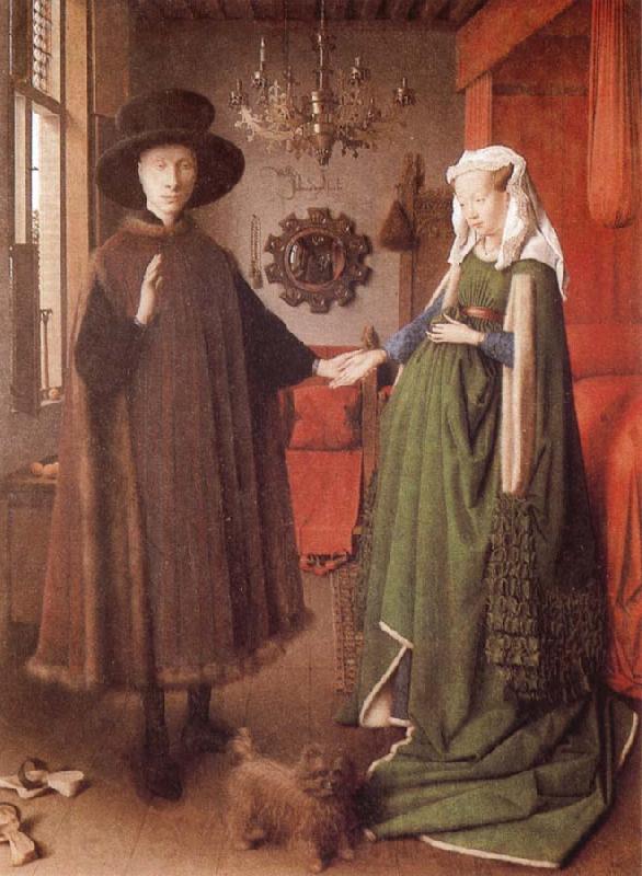 EYCK, Jan van Giovanni Arnolfini and His Wife Giovanna Cenami Norge oil painting art